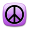 Peace Symbol emoji on LG